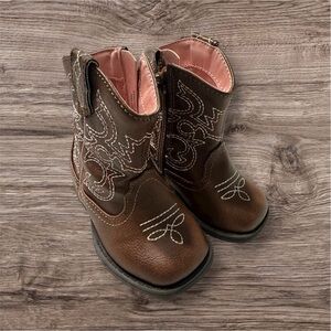 Brown Western Cowboy Boots for Girls